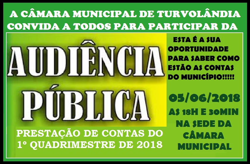 AUDIÊNCIA PÚBLICA