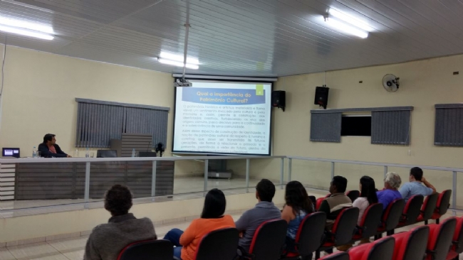 PALESTRA SOBRE PATRIMÔNIO CULTURAL